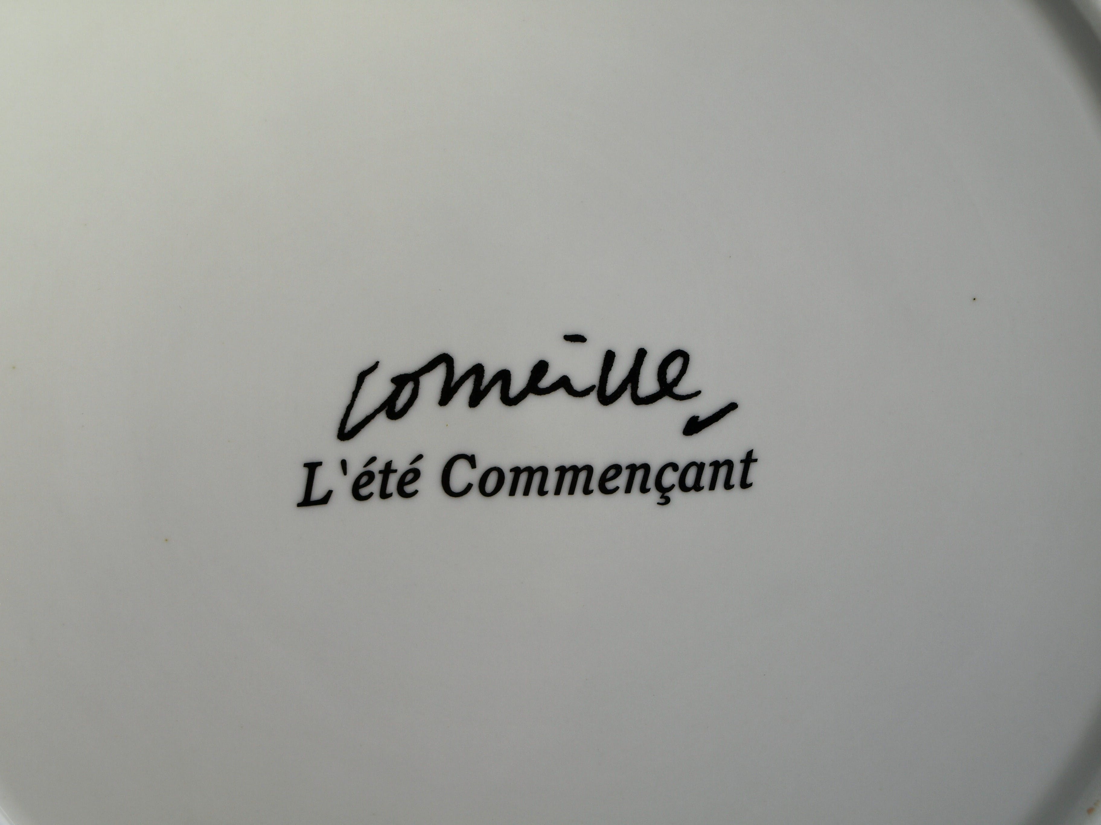 Corneille - Porseleinen serveerschaal met de doos, L' été Commençant kopen? Bied vanaf 15!