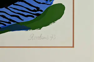 Anton Rooskens - Ingelijste litho: 'Abstract' - 1973 kopen? Bied vanaf 399!