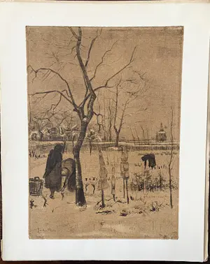 Vincent van Gogh - Acht tekeningen van Vincent van Gogh kopen? Bied vanaf 165!