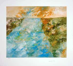 Armando - Giclée op papier, Der Fluss verkocht voor € 60!