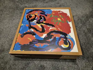 Karel Appel - Schilderskist compleet met beeld kaufen? Bieten Sie von 10000!