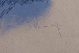 Niet of onleesbaar gesigneerd - Gemengde techniek met veer, Collage kopen? Bied vanaf 1!