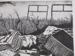 Albert Zwartjes - Ziet, de Mens - Litho kopen? Bied vanaf 1!