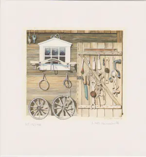 Reinhold W. Timm - e.a: zes handgesigneerde zeefdrukken/etsen: Gebouwen, o.a. Amsterdam kopen? Bied vanaf 29!