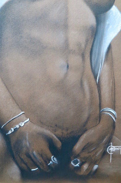 Niet of onleesbaar gesigneerd - Gesigneerd: Zoeteweij - Naakt II kopen? Bied vanaf 1!