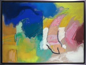 Henk van Vessem - Pastelkrijt, Zonder titel - Ingelijst (Groot) kopen? Bied vanaf 1!