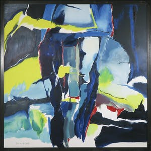 Rene van der Hoofd - Acryl op paneel, Abstracte compositie (Zeer groot) kopen? Bied vanaf 1!