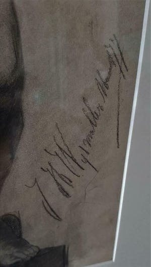 Jan Hillebrand Wijsmuller - Academische tekening kopen? Bied vanaf 250!