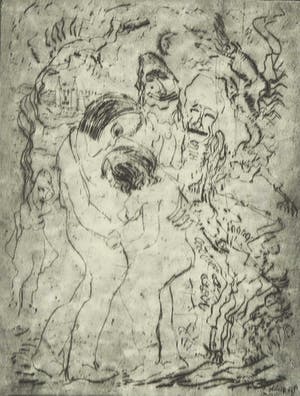 Cor de Wolff - Droge naald op papier, Omarming kopen? Bied vanaf 1!