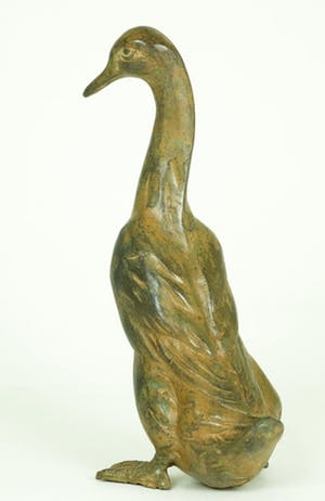 Pierre Chenet - Bronzen beeld van gans kopen? Bied vanaf 65!
