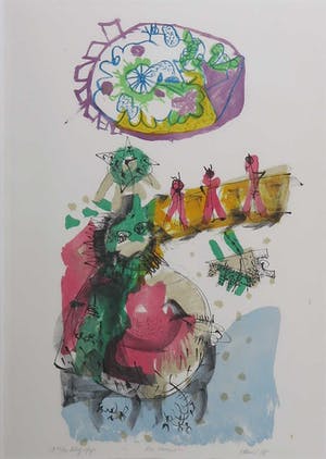 Slavica Kekic - Litho, Ben Naviza - Ingelijst kopen? Bied vanaf 1!