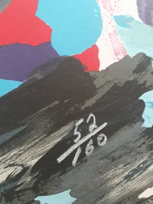 Karel Appel - 3 faces like clouds kopen? Bied vanaf 300!