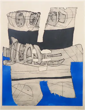 Cees Kortlang - Kleurenets, Zonder titel - Ingelijst kopen? Bied vanaf 50!