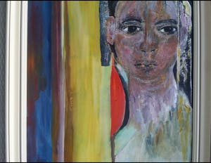 Niet of onleesbaar gesigneerd - Portret vrouw. kopen? Bied vanaf 10!