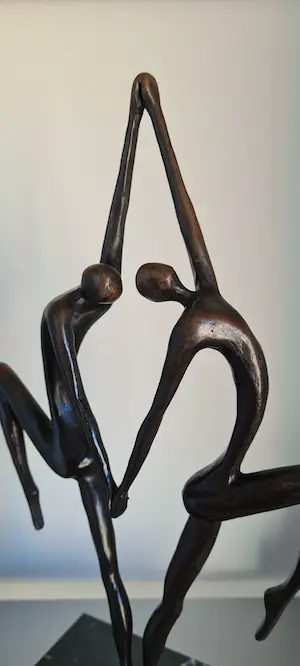 Corry Ammerlaan - Beeld, Sculptuur " Opbouwend " BRONS XXL Formaat! Uniek! kopen? Bied vanaf 245!