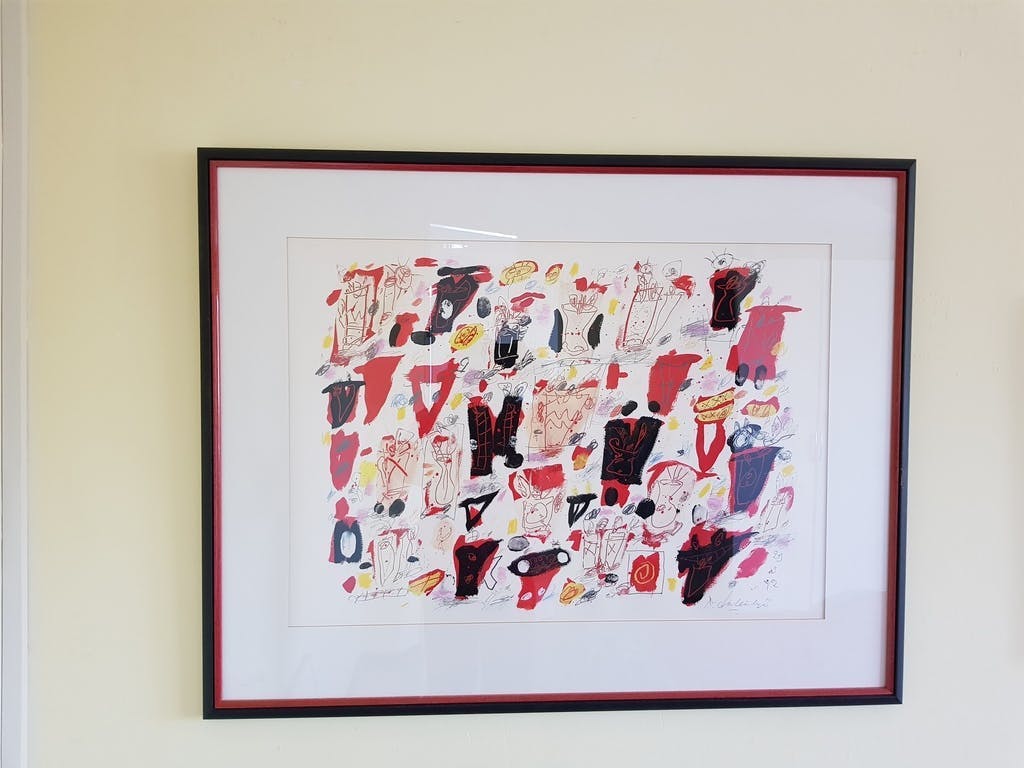 Kees Salentijn - KEES SALENTIJN ORIGINEEL WERK GEMENGDE TECHNIEK verkocht voor € 285!