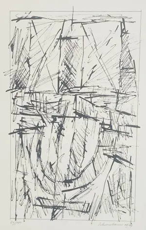 Jan Schoonhoven - Prachtig zeefdruk, gesigneerd & fraai ingelijst + Art Book : ZERO 4321 kopen? Bied vanaf 390!