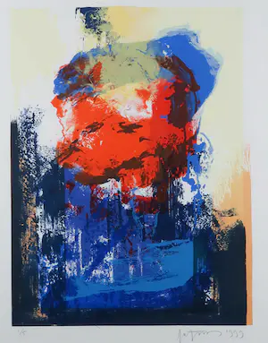 Robbert Fortgens - Zeefdruk, Zonder titel - Ingelijst kopen? Bied vanaf 50!