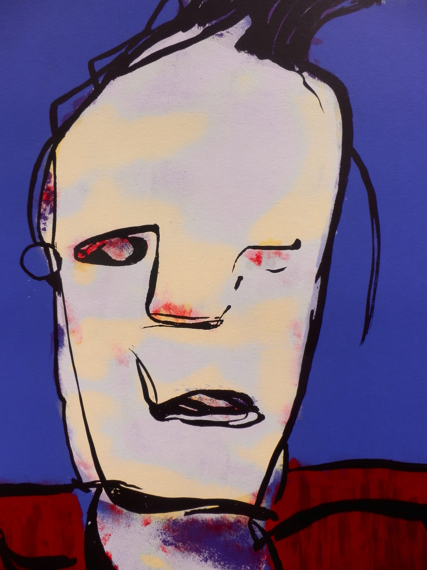 Herman Brood - Kleurenzeefdruk 5-GRAM Handgesigneerd. kopen? Bied vanaf 199!