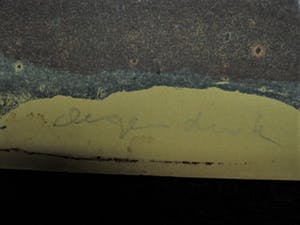 Johannes Maria Berends - Autonome Graficus - Eigen druk Houtsnede "Zwanenzang" gesigneerd kopen? Bied vanaf 1!