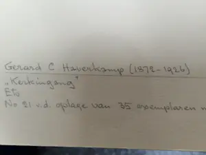 Gerrit Haverkamp - Kerkingang kopen? Bied vanaf 25!