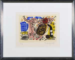 Kees Salentijn - Zeefdruk, Stiertje I verkocht voor € 1!