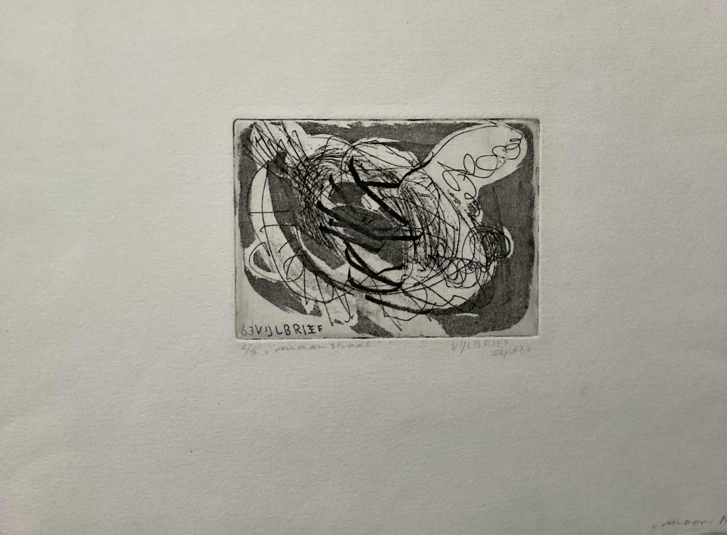 Ernst Vijlbrief - Zonder titel verkocht voor € 40!