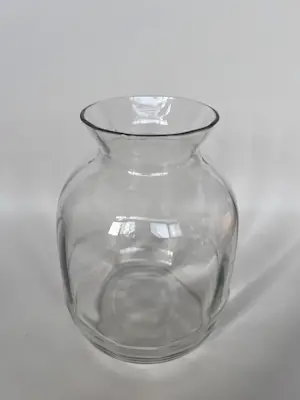 Andries Dirk Copier - Helder glazen optiek vaas uit de H-collectie. kopen? Bied vanaf 35!