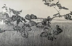 Reinder Homan - Landschap met braamtak kopen? Bied vanaf 90!