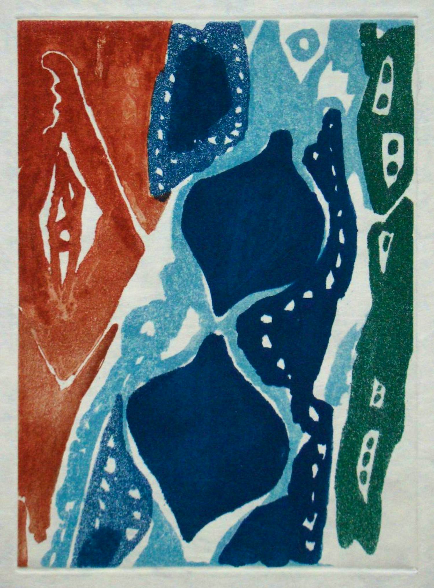 Ernst Wilhelm Nay - Compositie - 1965 - Aquatint ets - Gesigneerd en gedateerd kopen? Bied vanaf 250!