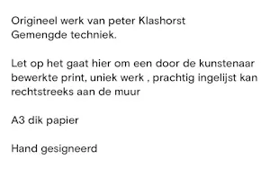 Peter Klashorst - Stilleven van Gogh met burger en doodshoofd kopen? Bied vanaf 75!