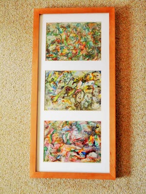 Carla Schot - Olieverfschilderij - Figuren [6-10-27] kopen? Bied vanaf 60!