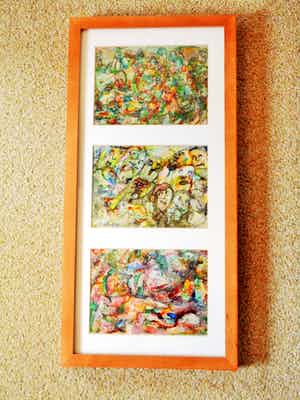Carla Schot - Olieverfschilderij - Figuren [6-10-27] verkocht voor € 60!