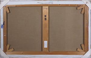 Paul Overhaus - Olieverf op doek, Zonnig uitzicht - Ingelijst kopen? Bied vanaf 80!