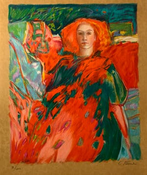 Claudia Steine - Lady in Red I kopen? Bied vanaf 25!