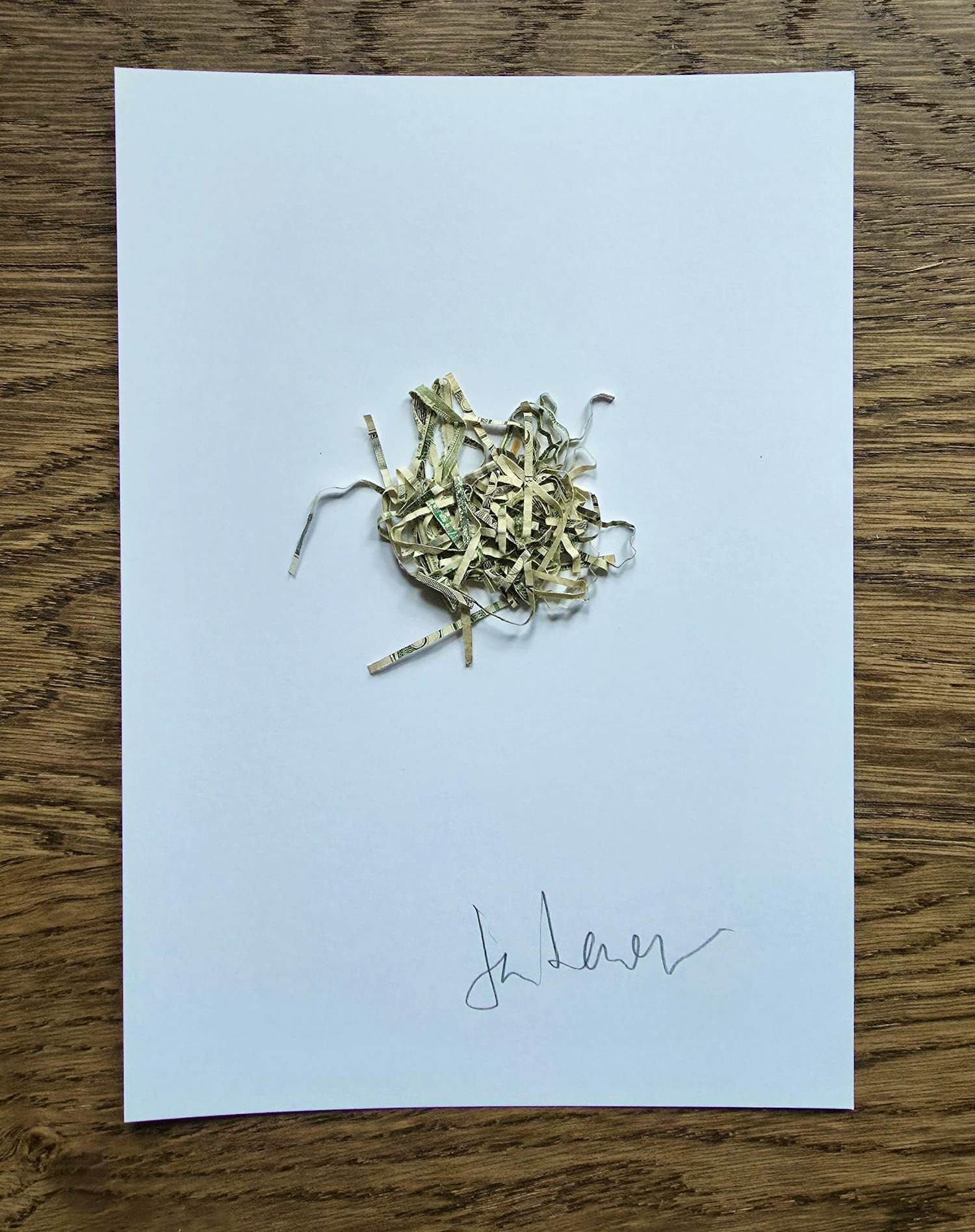 Jan Henderikse - Geshredderde Dollars - 2018 - 21 x 15 cm kopen? Bied vanaf 50!