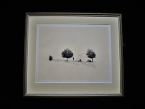 Metten Koornstra - Meester van de Verstilling - gelimiteerde ETS - "Man in Landschap - gesigneerd kopen? Bied vanaf 10!
