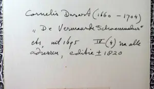 Cornelis Dusart - 2x ets : De vermaarde Schoenmaaker - Heelmeester kopen? Bied vanaf 50!