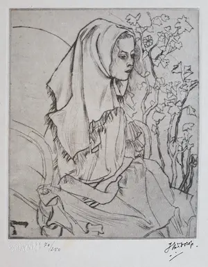 Jan Toorop - Complete portfolio met zeven collotypes kopen? Bied vanaf 250!