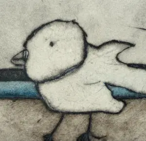 Marjan Smit - handgesigneerde zeefdruk | 'Zonder titel' | 1996 kopen? Bied vanaf 10!