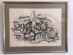 Albert Fiks - Dorpsgezicht verkocht voor € 149!