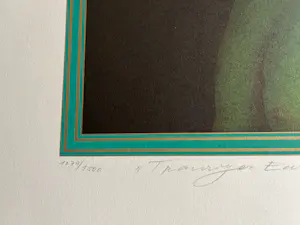 AcheterRudolf Hausner - Trauriger Europäer - Signierte nummerierte Original Farblithographie 1979? Enchérissez de 290!