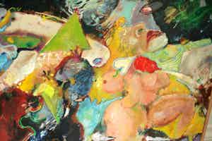 Ad van Hoof - Zonder titel verkocht voor € 50!