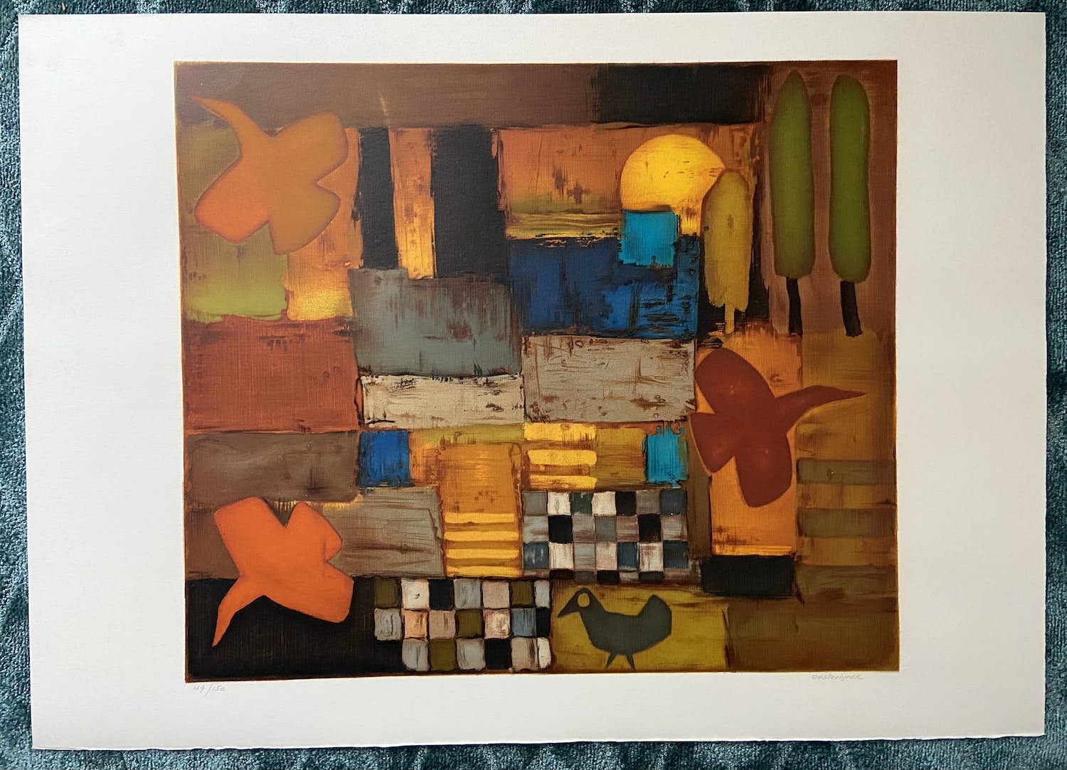 Jean Oosterlynck - Les oiseaux verkocht voor € 65!