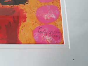 Arty Grimm - abstracte zeefdruk kopen? Bied vanaf 1!