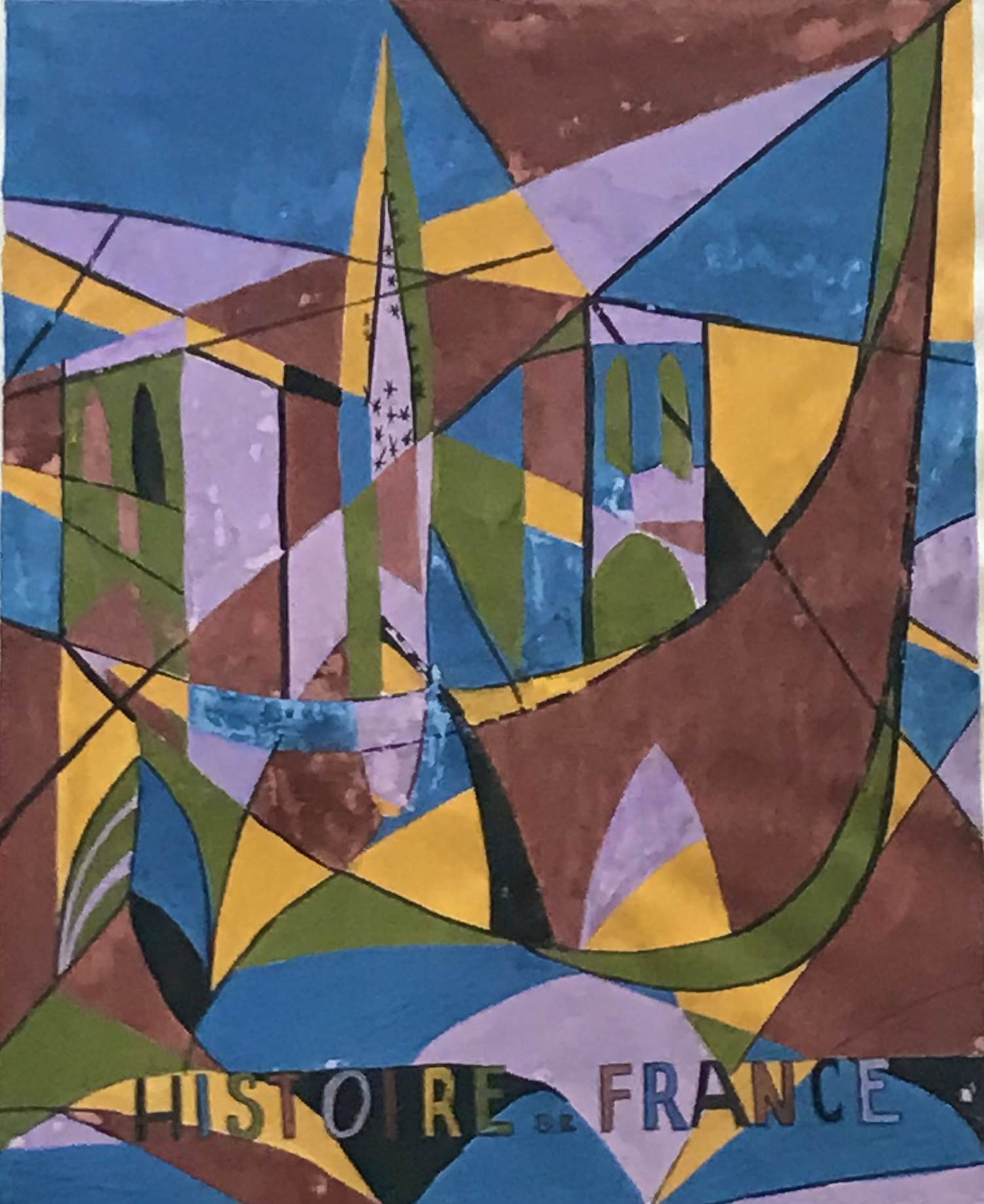 André Lhote - projet d'affiche histoire de France kopen? Bied vanaf 625!