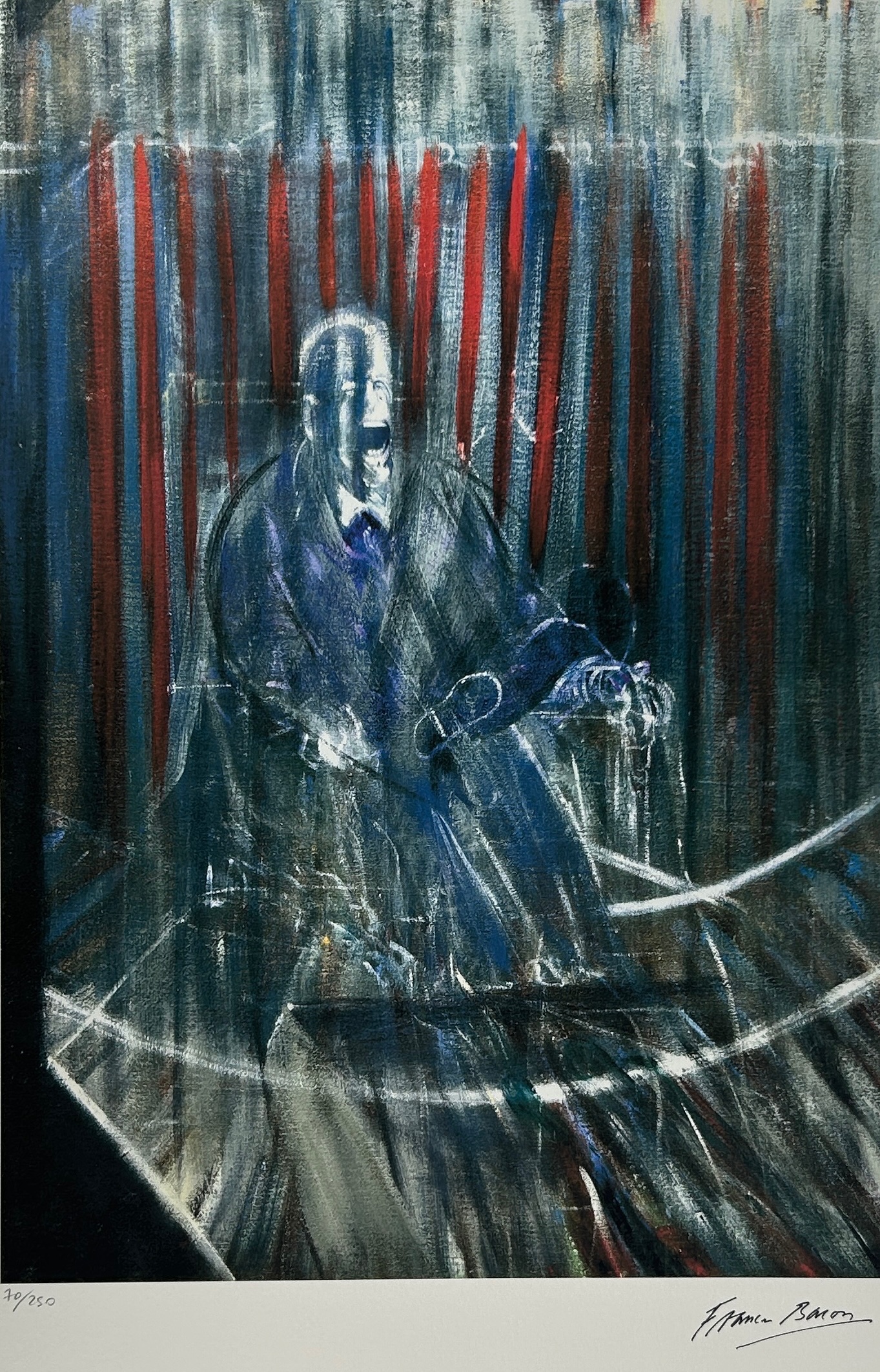 Francis Bacon - Studie naar Velàzquez, Certificaat kaufen? Bieten Sie von 100!