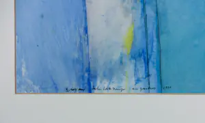 Susan Schildkamp - Gemengde techniek op papier, De stand en de maan - Ingelijst kopen? Bied vanaf 90!