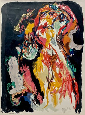Karel Appel - La Femme, litho kopen? Bied vanaf 1000!