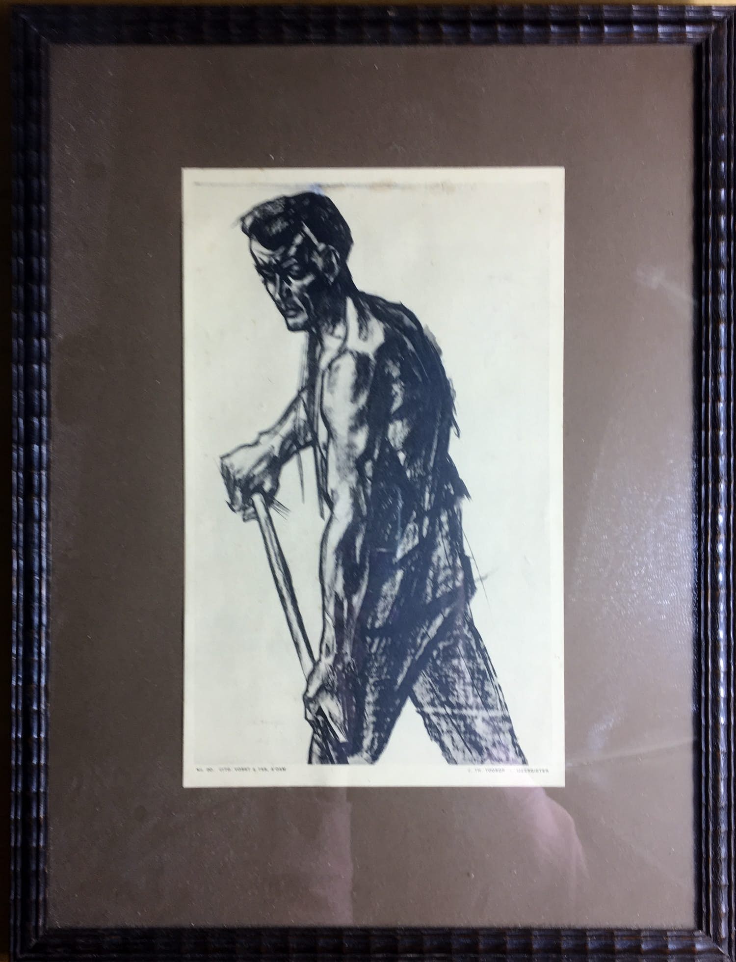Jan Toorop - De ijzergieter, litho kopen? Bied vanaf 20!